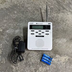 Midland WR-100 NOAA Weather Alert Radio w/ Power Adapter